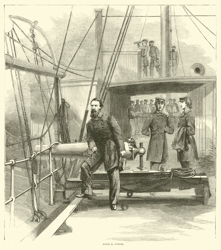 David D. Porter, January 1865 by American School