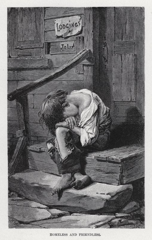 Homeless and Friendless by American School
