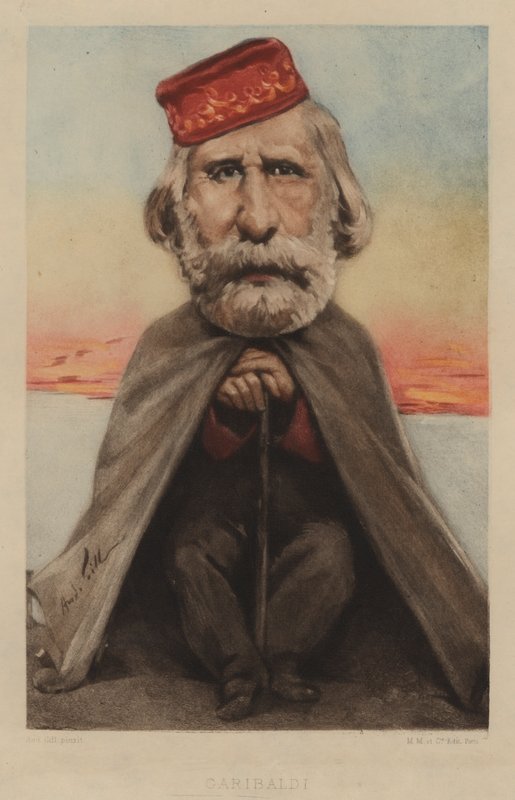 Giuseppe Garibaldi by Andre Gill