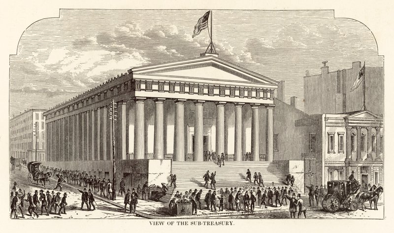 View of the Sub-Treasury by Arthur Lumley