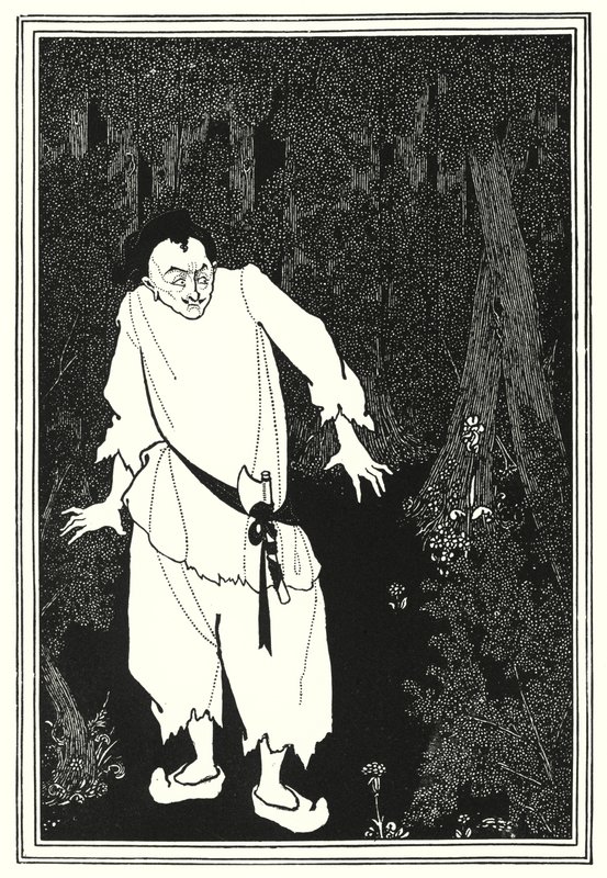 Ali Baba in the Wood by Aubrey Beardsley