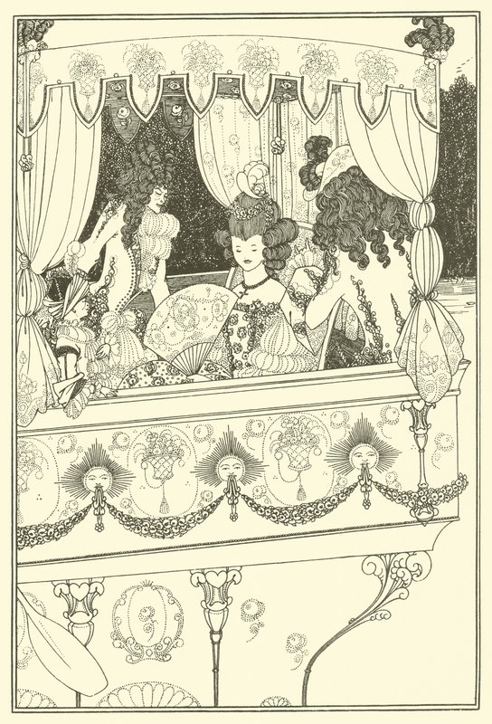 The Barge by Aubrey (after) Beardsley