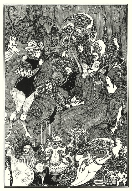 The Cave of Spleen (engraving) by Aubrey (after) Beardsley
