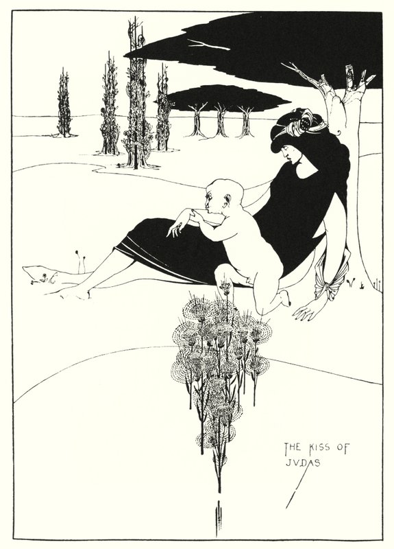 The Kiss of Judas by Aubrey (after) Beardsley