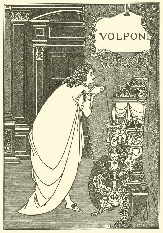Volpone by Aubrey Beardsley