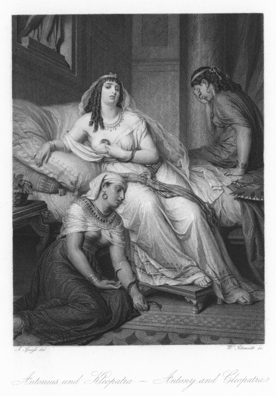 Scene from Antony and Cleopatra by August Spiess