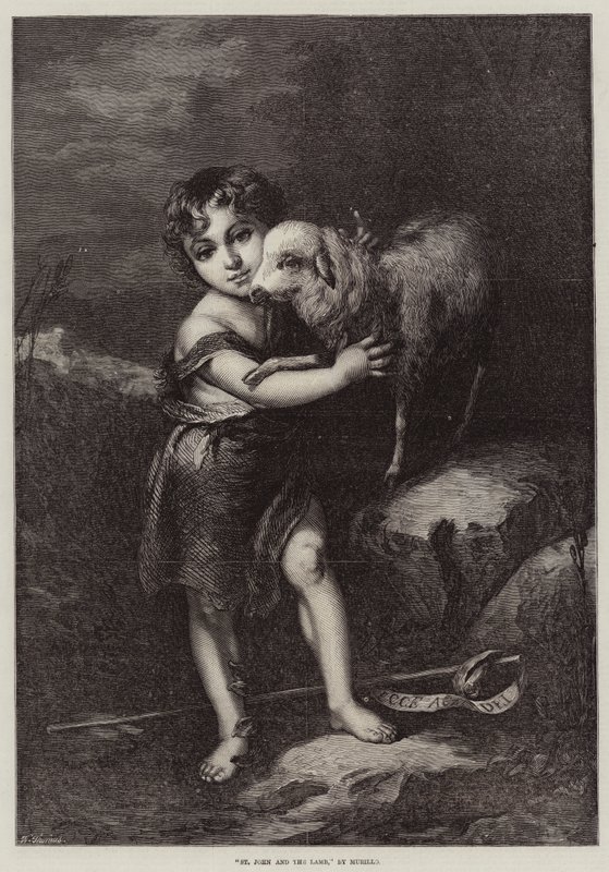 St John and the Lamb by Bartolomé Esteban Murillo