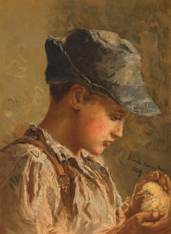 Boy with a Bird by Blanche F. MacArthur