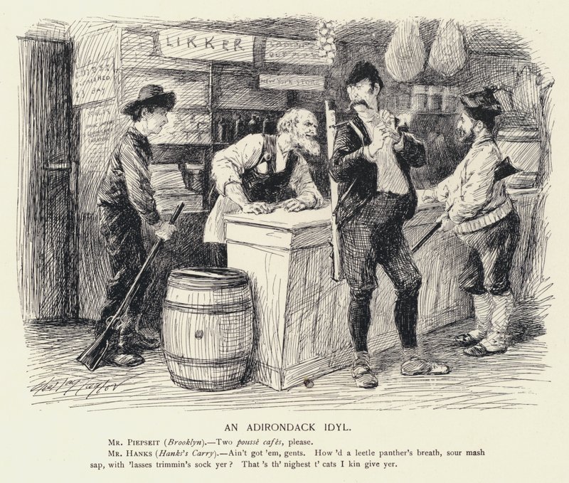 An Adirondack Idyl (lithograph) by C.J. Taylor