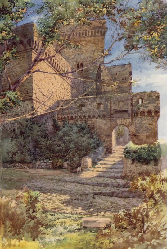 The Castle of Sermoneta by C.T.G. Formili
