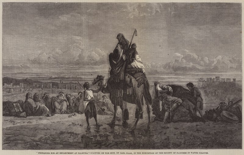 Preparing for an Encampment at Palmyra by Carl Haag