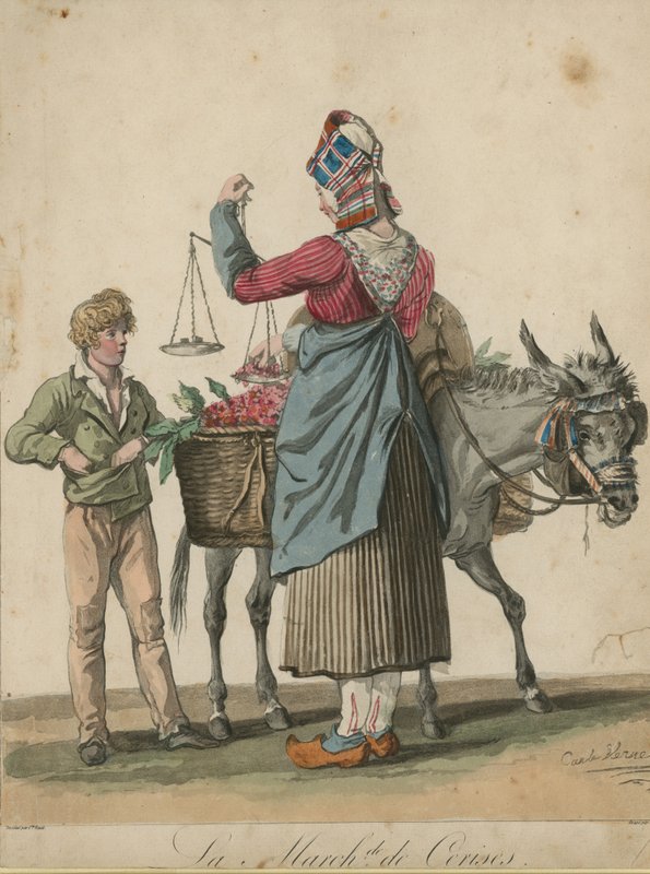 The March of the Cherries by Carle Vernet