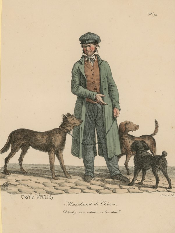Dog Merchant by Carle Vernet