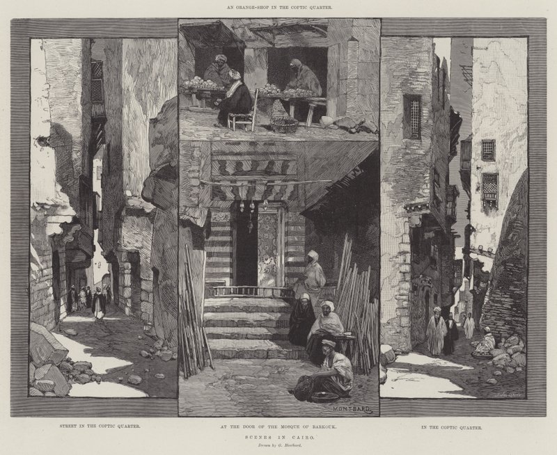 Scenes in Cairo by Charles Auguste Loye