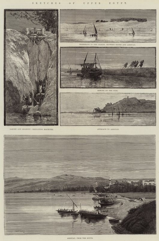 Sketches of Upper Egypt by Charles Auguste Loye