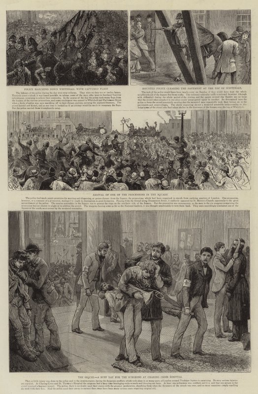 The Riot in Trafalgar Square by Charles J. Staniland