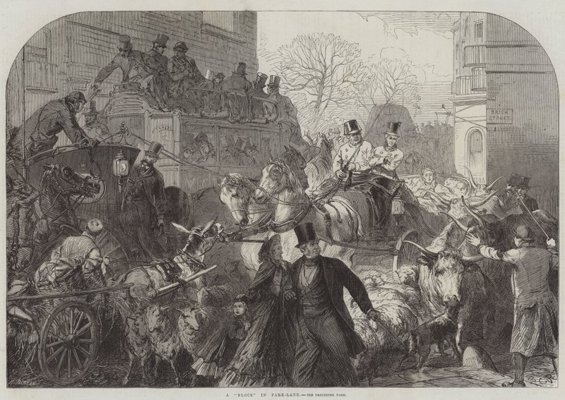 A Block in Park-Lane by Sir John Charles Robinson