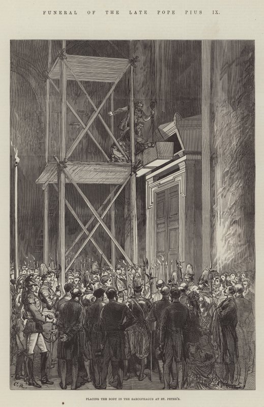 Funeral of the late Pope Pius IX by Sir John Charles Robinson
