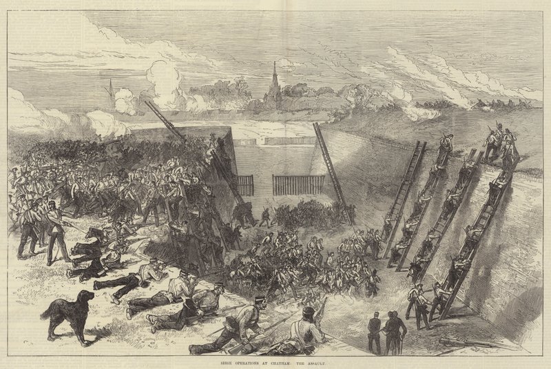 Siege Operations at Chatham, the Assault by Sir John Charles Robinson