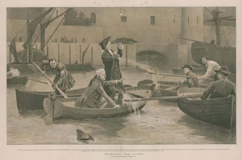 Washing the Lions by Charles Green