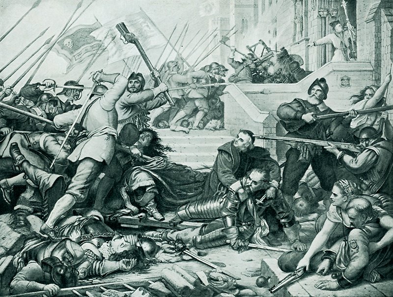 The Defence of Basing House by Charles West Cope
