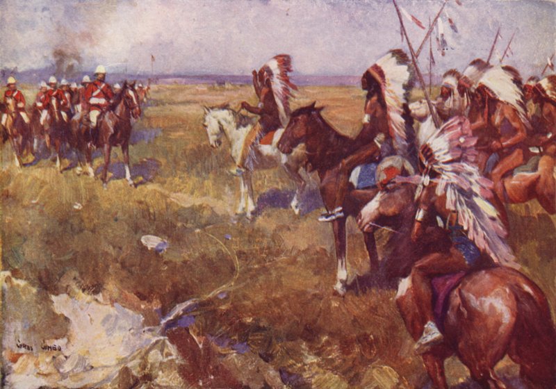 Red Men and White Men by Cyrus Cuneo
