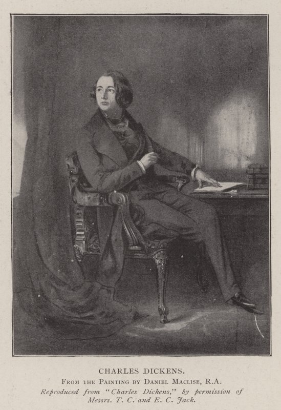 Charles Dickens by Daniel Maclise