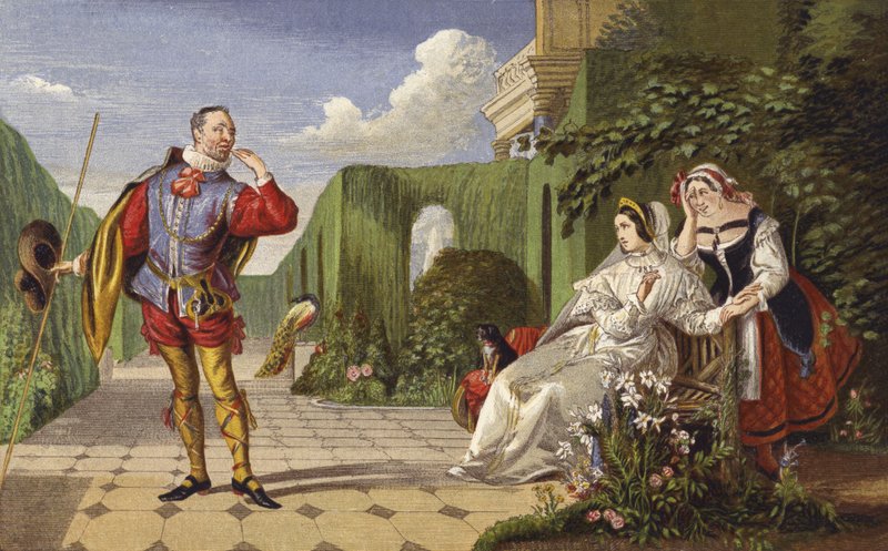 Malvolio and the Countess by Daniel Maclise