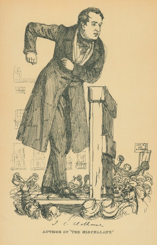 Sir John C Hobhouse by Daniel Maclise
