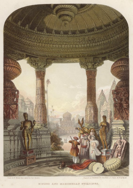 Hindoo and Mahomedan Buildings by David after Roberts