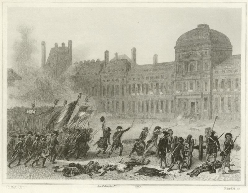 10 August 1792 by Denis Auguste Marie Raffet