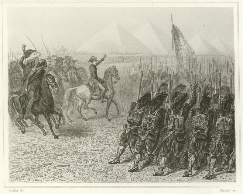 Battle of the Pyramids by Denis Auguste Marie Raffet