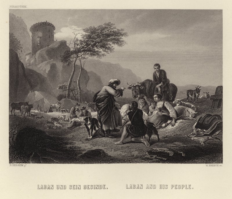 Laban and His People by Dutch School