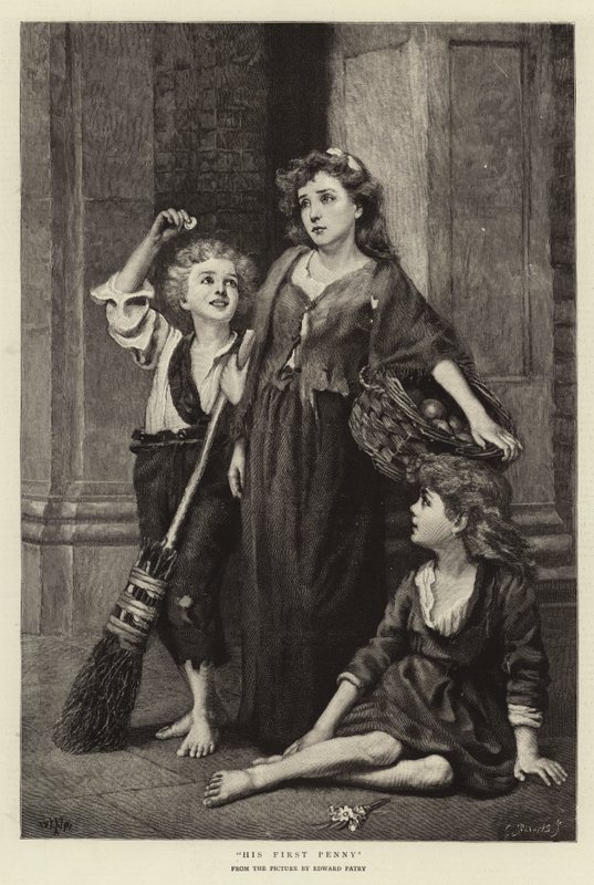 His First Penny by Edward Patry