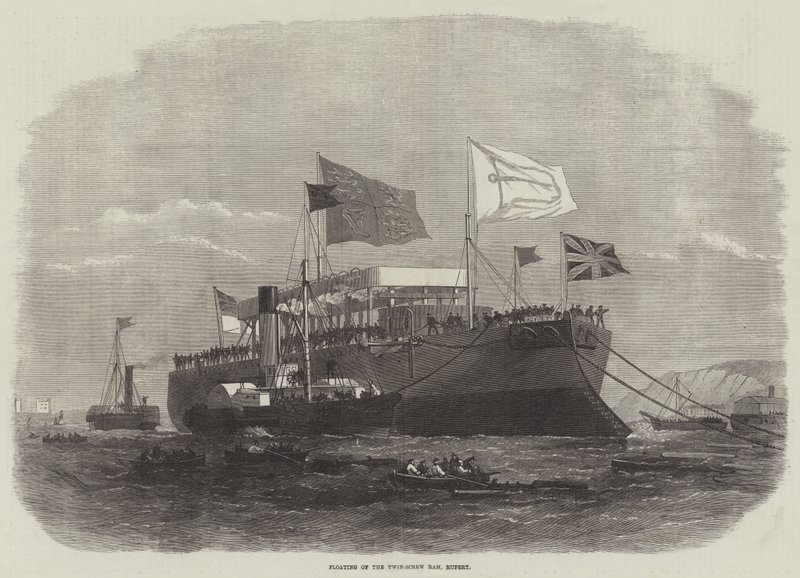 Floating of the Twin-Screw Ram, Rupert by Edwin Weedon