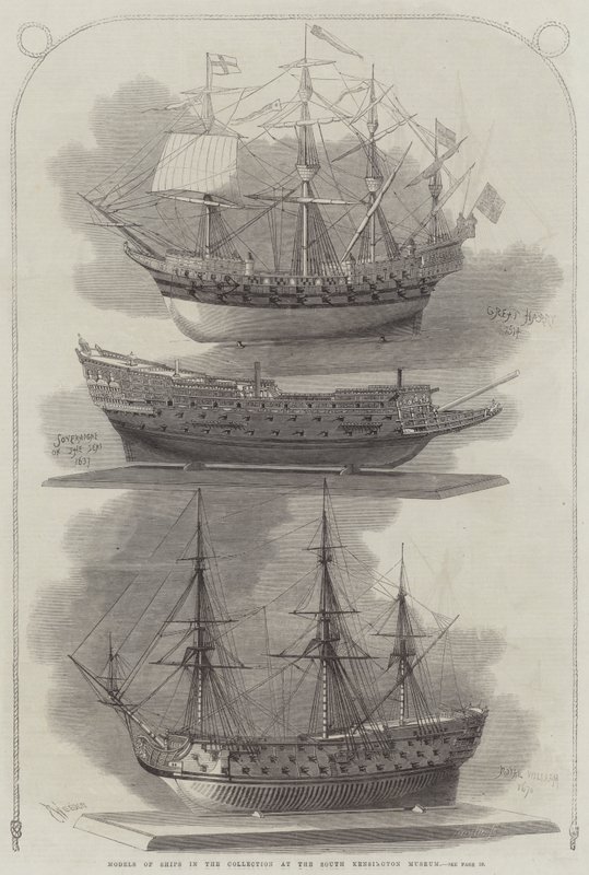 Models of Ships in the Collection at the South Kensington Museum by Edwin Weedon