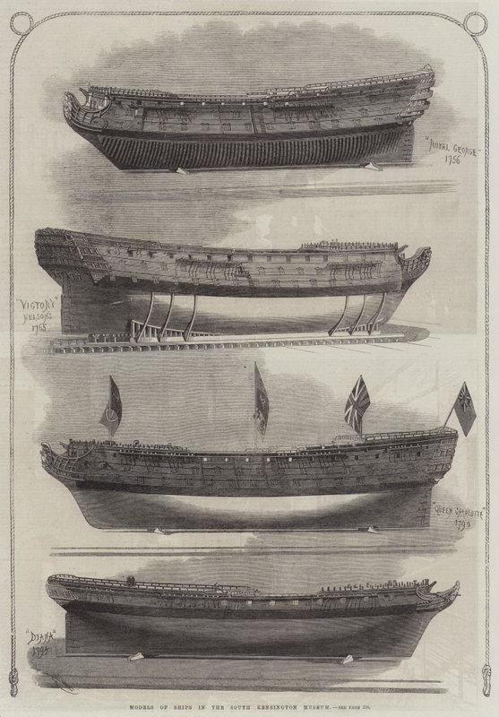 Models of Ships in the South Kensington Museum by Edwin Weedon