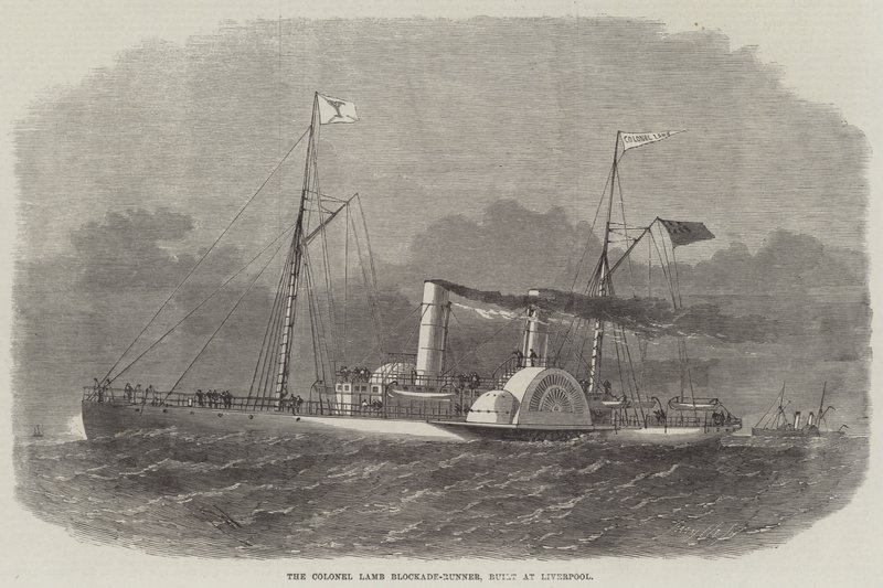 The Colonel Lamb Blockade-Runner, built at Liverpool by Edwin Weedon