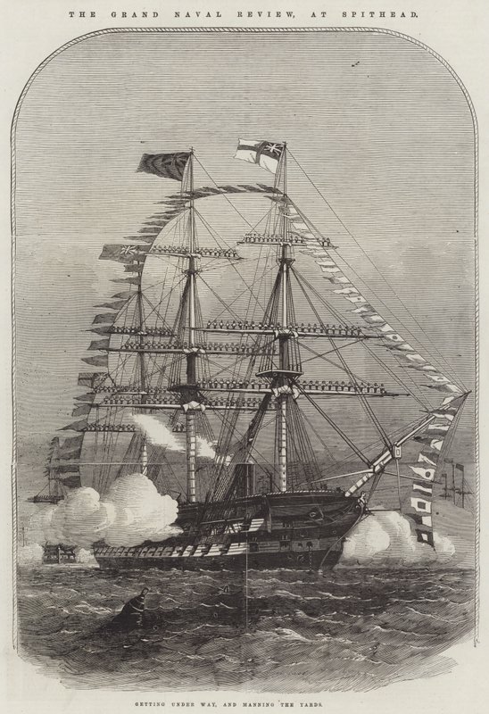 The Grand Naval Review, at Spithead by Edwin Weedon
