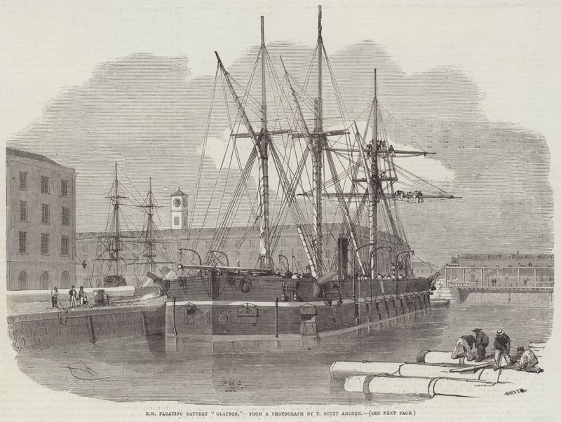 HM Floating Battery Glatton by Edwin Weedon