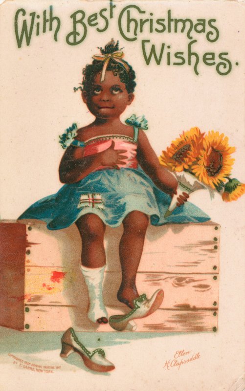 American Christmas Card by Ellen Hattie Clapsaddle