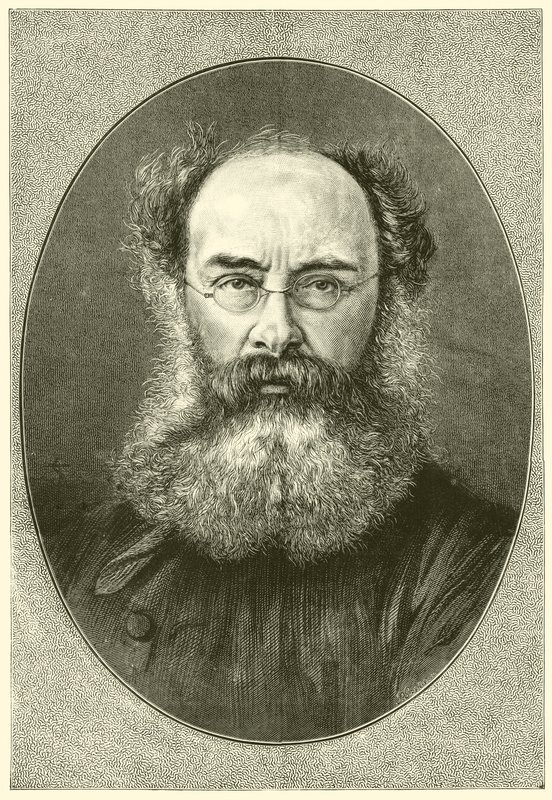 Portrait of Anthony Trollope by Elliott und Fry Studio