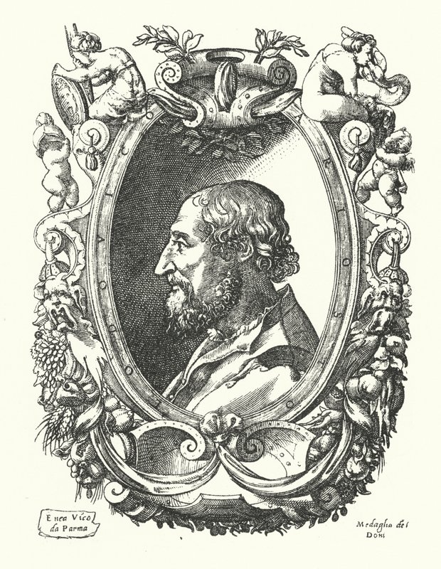 Ludovico Ariosto, Italian Renaissance poet by Enea Vico