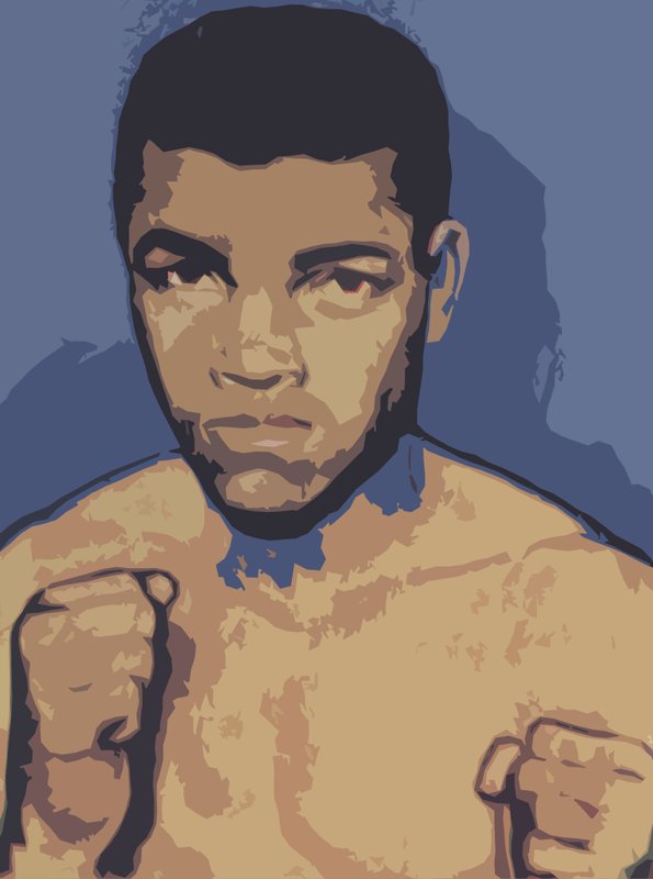 Cassius Clay or Muhammad Ali by English School