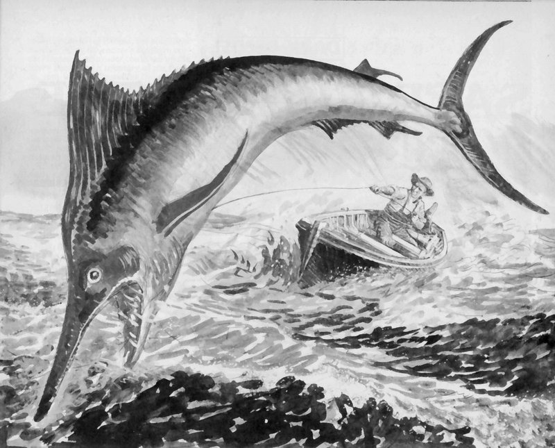 Ernest Hemingway, The Old Man and the Sea by English School