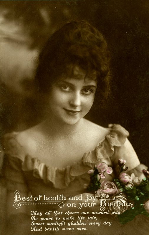 Glamour Postcard by English Photographer
