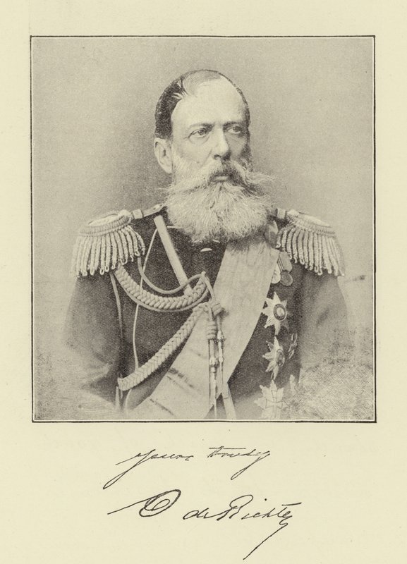 His Excellency General de Richter by English Photographer