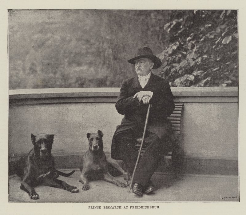 Prince Bismarck at Friedrichsruh by English Photographer