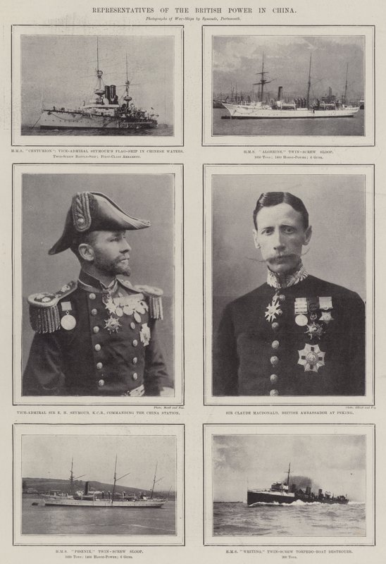 Representatives of the British Power in China by English Photographer