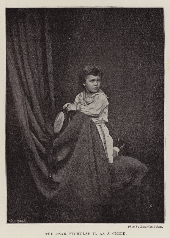 The Czar Nicholas II as a Child by English Photographer